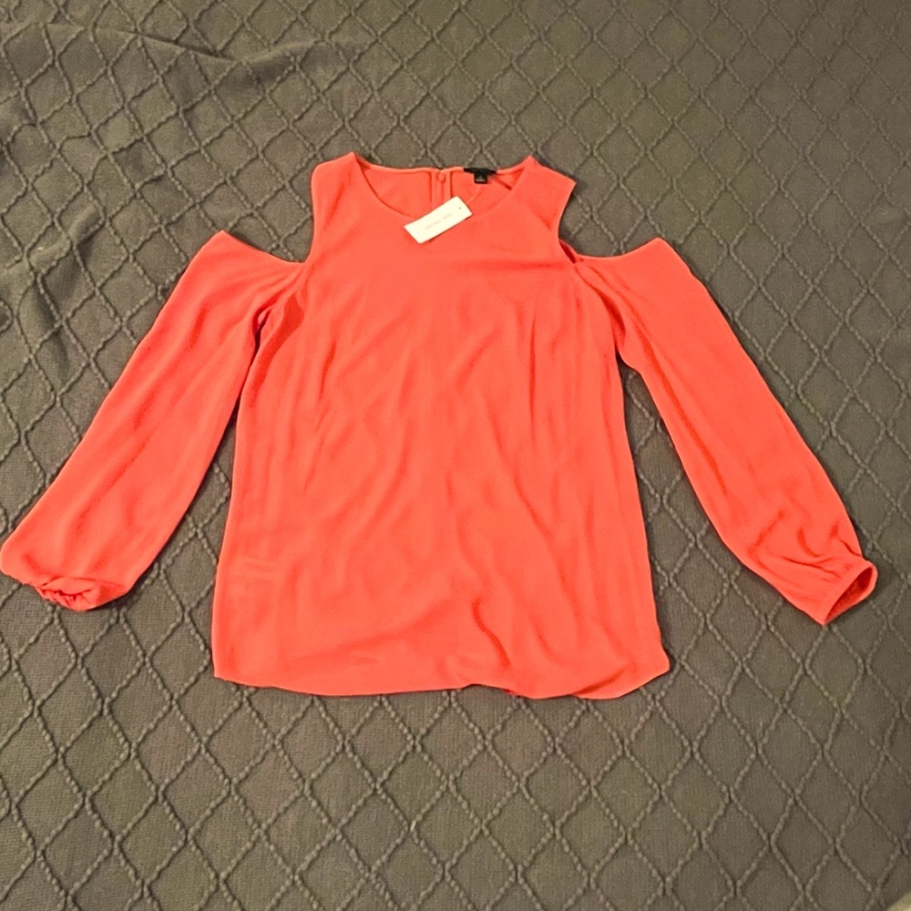 NWT Ann Taylor coral top